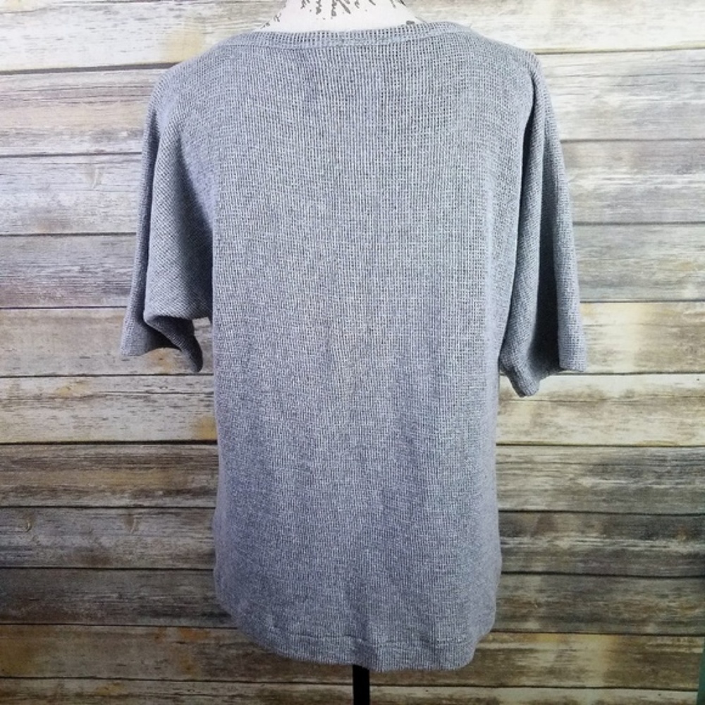 JAMES PERSE Wholy 3/4 Sleeve Waffle Knit Top NWT 1 - Picture 4 of 8